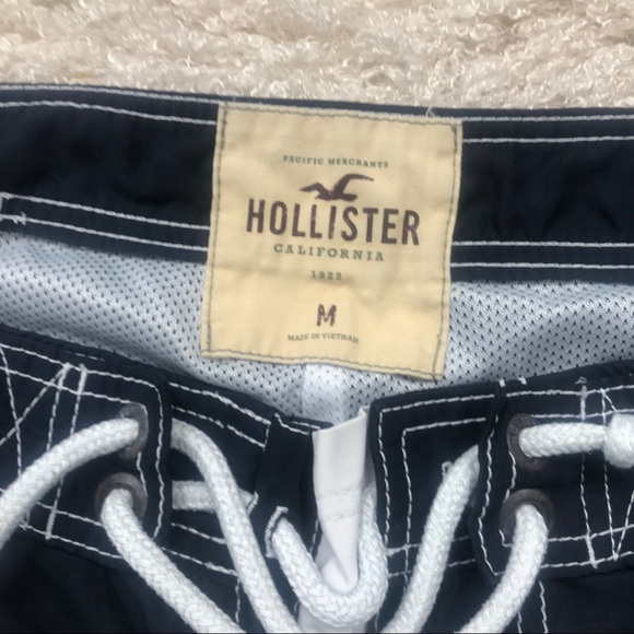 HOLLISTER  Black Board Shorts Walking Shorts - Picture 6 of 6